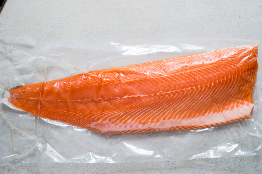 Vacuum Packed Norwegian Salmon Fillet
